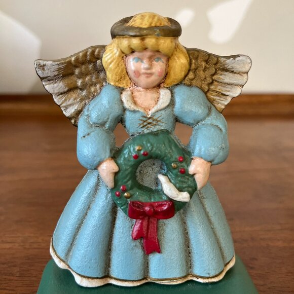 2 Midwest of Cannon Falls Cast-Iron Stocking Hangers Santa Claus & Angel Vintage - Picture 5 of 15